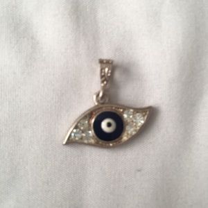925 Sterling Silver Evil eye pendant